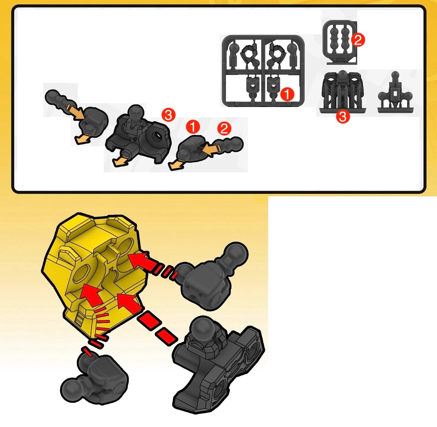 Mobile Suit Ensemble Custom Flexible Joints