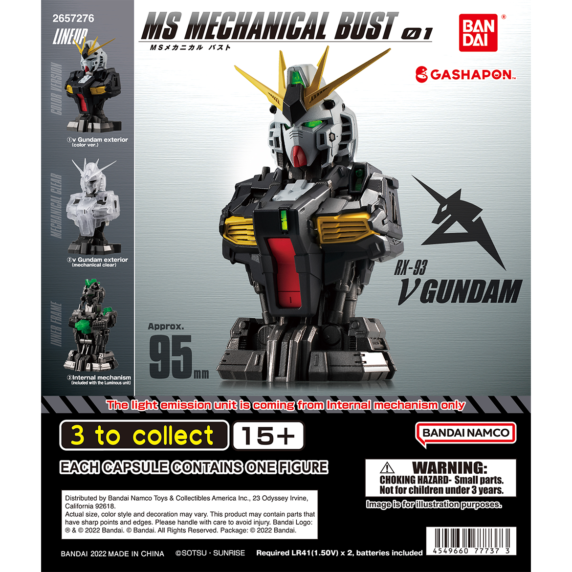 MS Mechanical Bust 01 Complete Set - Gundam Gashapon Capsule