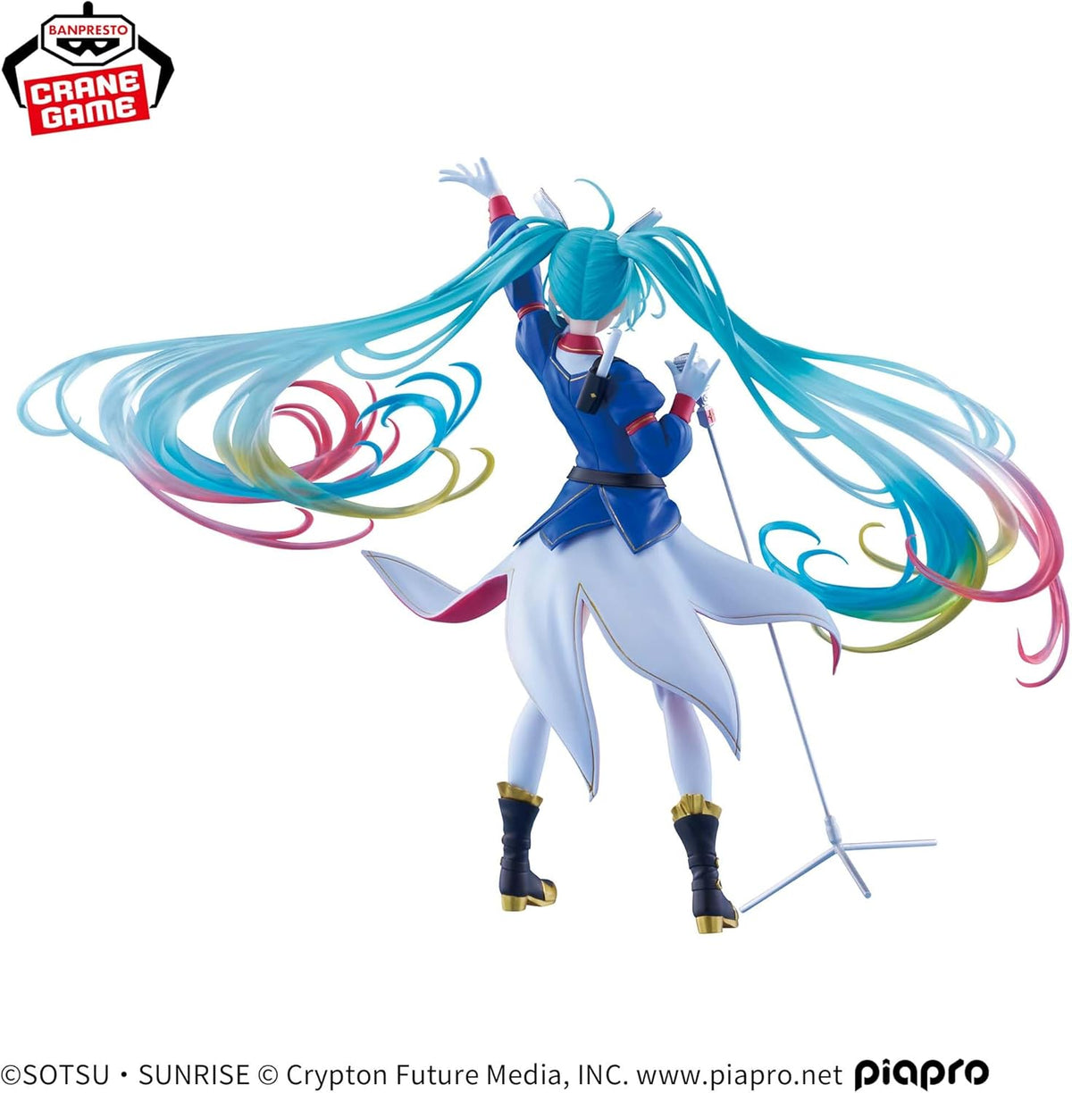 Gundam 45th Anniversary x Hatsune Miku BANPRESTO EVOLVE-GUNDAM Collaboration Figure