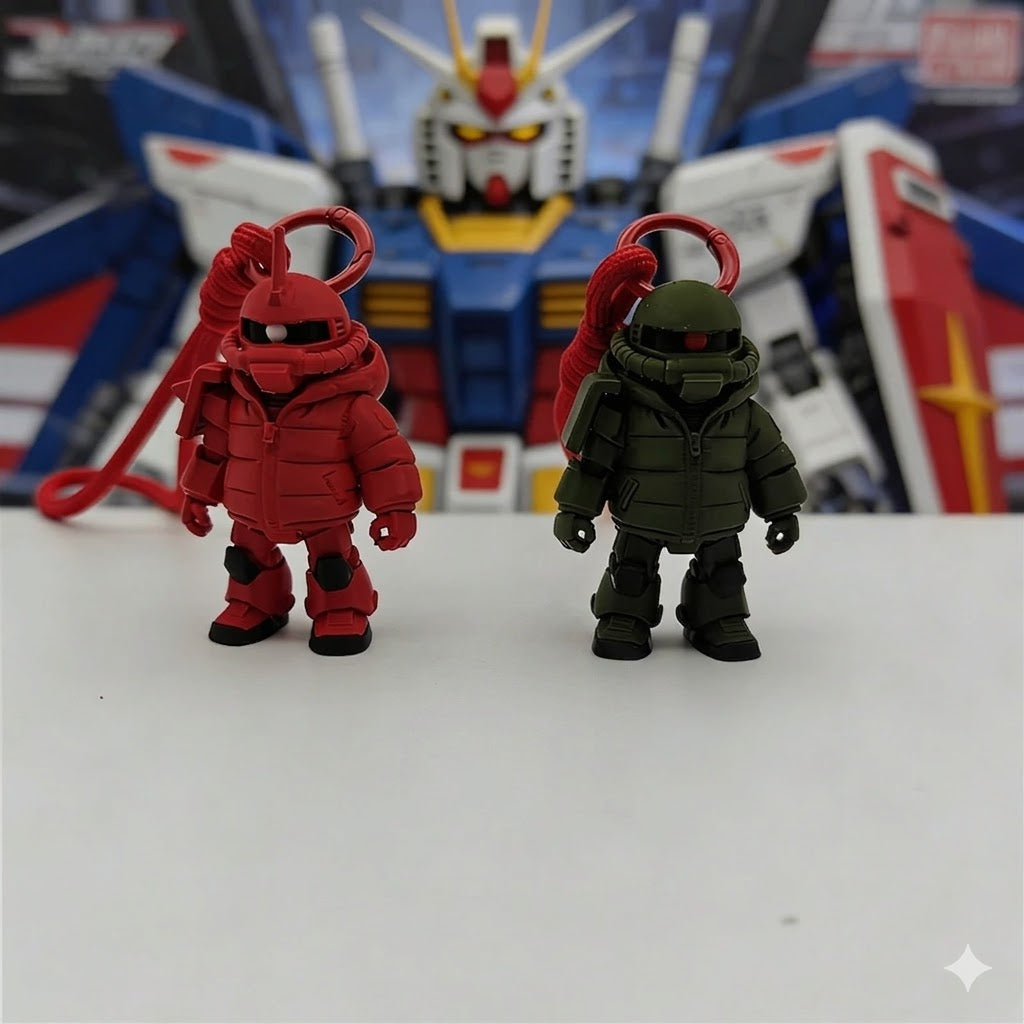 3D Printed Zaku Keychain Bag Charm [Pre-order]