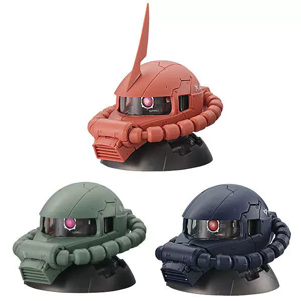 Exceed Model Zaku Head 1 Complete Set of 3 [Pre-order]