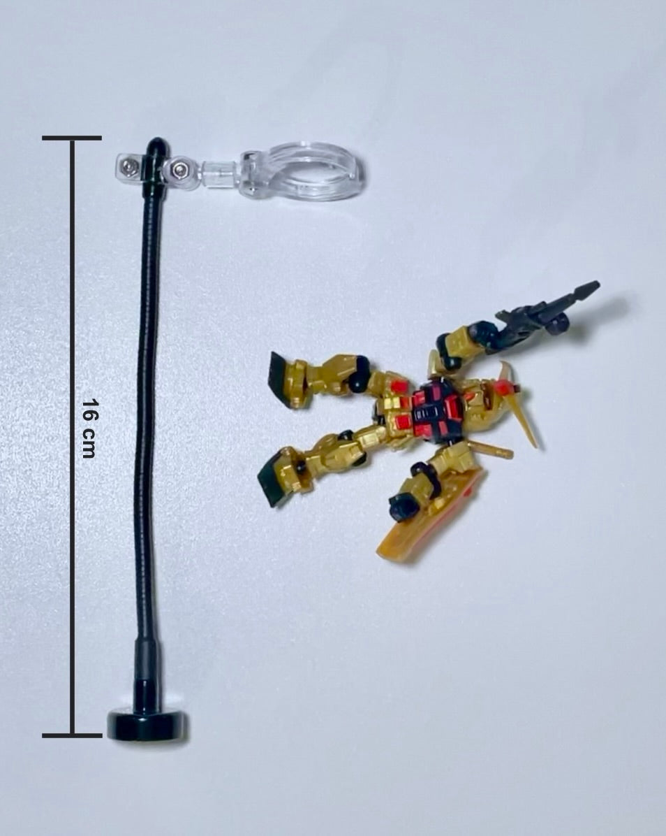 Flexible Gunpla magnetic stand is 16cm in length