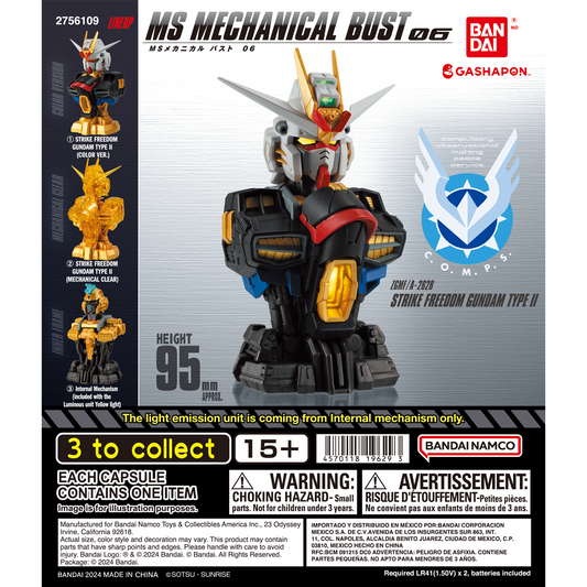 MS Mechanical Bust 06 Complete Set - Gundam Gashapon Capsule