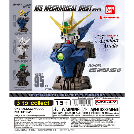 MS Mechanical Bust 08 Complete Set - Gundam Gashapon Capsule