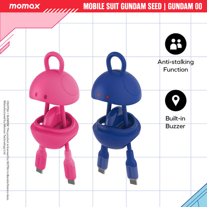 MOMAX Gundam Haro Find My Tracker - Gundam 00 edition (Blue)