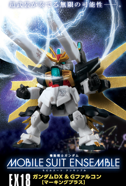 Mobile Suit Ensemble EX18 Gundam Double X & G-Falcon