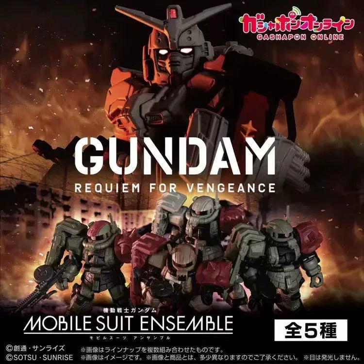 Mobile Suit Ensemble Requiem for Vengeance (Netflix) Complete Set - Gundam Gashapon Capsule [Pre-order]