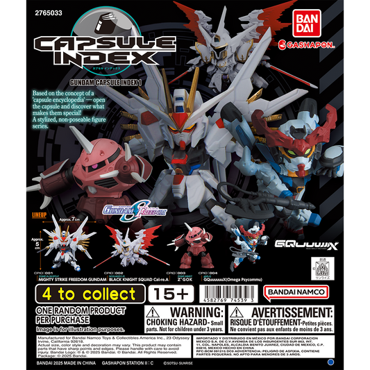 Gundam Capsule Index 1 Complete Set - Gundam Gashapon Capsule