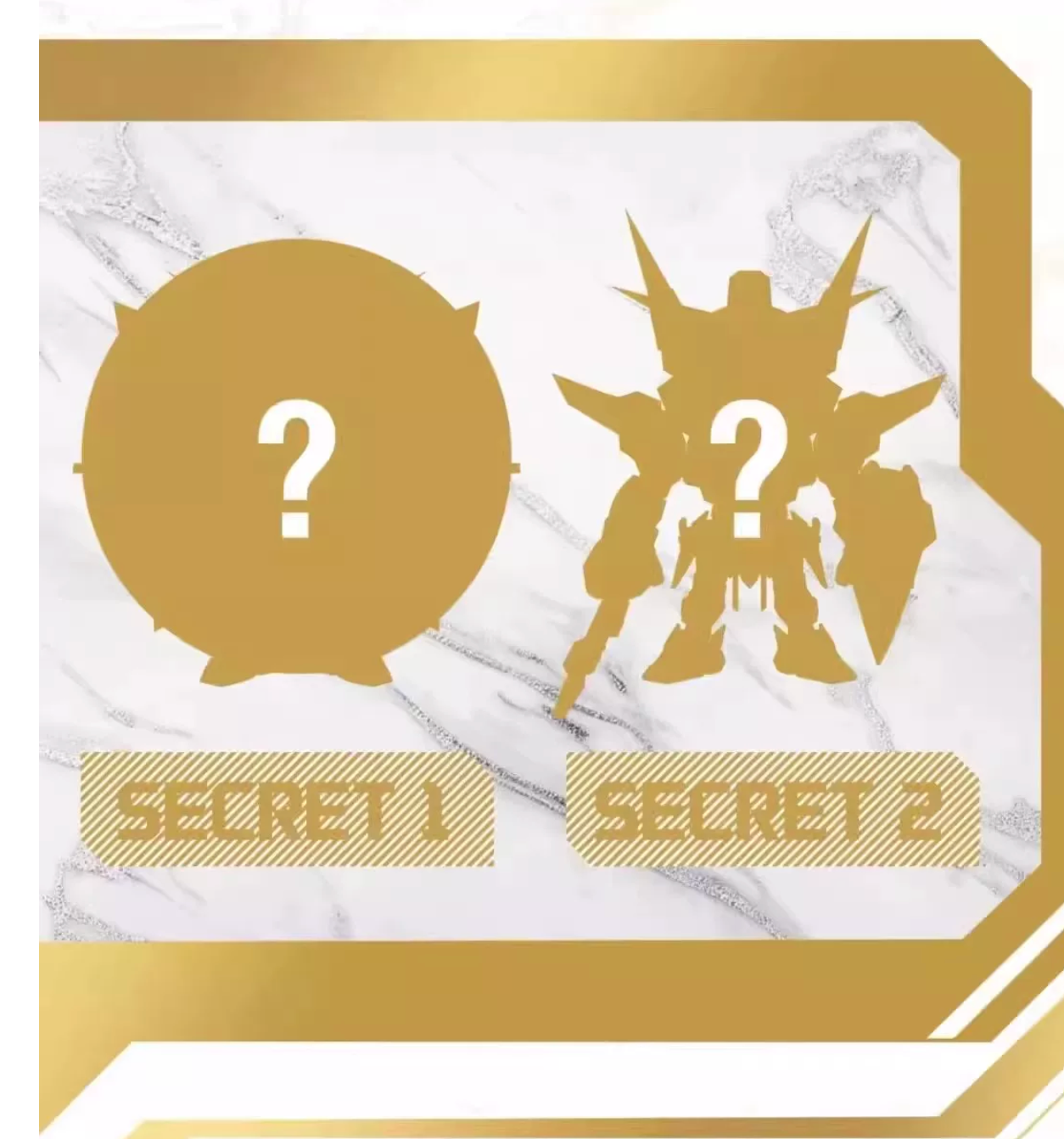Pop Mart Bandai QMSV Gold Team - Gundam Blind Box