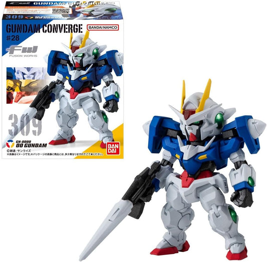 FW Gundam Converge 28 No. 309 + 310 | 00 Raiser Bundle (00 Gundam + 0 Raiser)