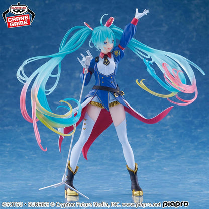 Gundam 45th Anniversary x Hatsune Miku BANPRESTO EVOLVE-GUNDAM Collaboration Figure [Pre-order]