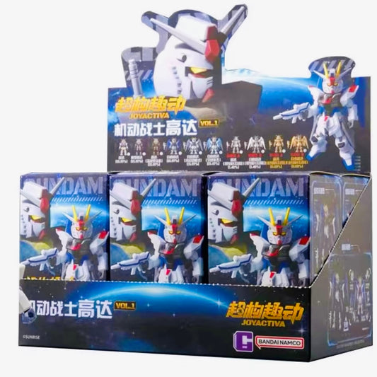 Bandai JOYACTIVA Mobile Suit Gundam Vol.1 Blind Box - Bundle of 3, Unrepeated